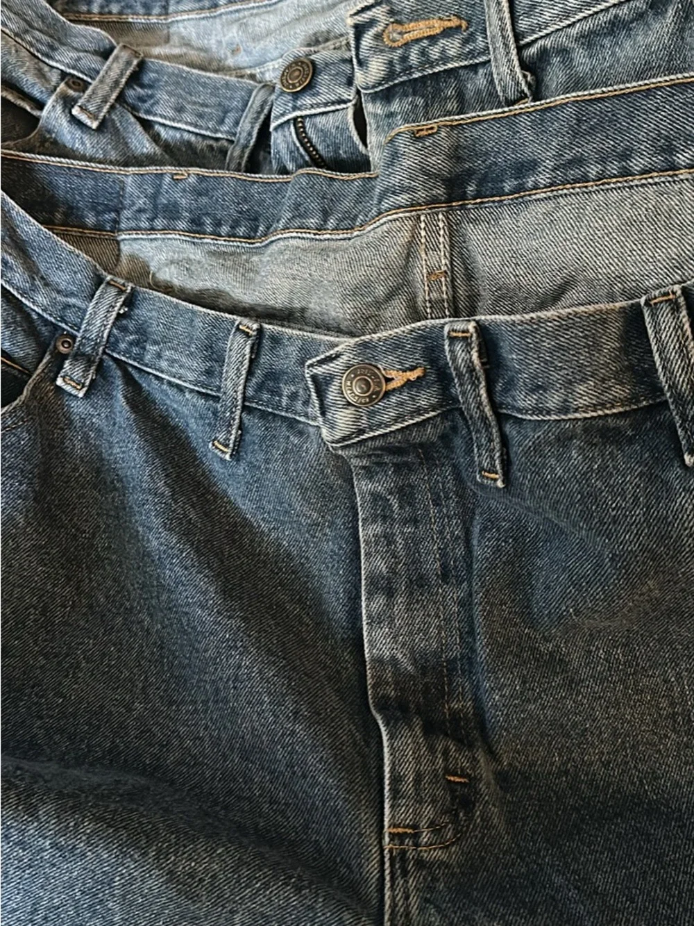 Wrangler Men’s 48x30 Blue Denim Jeans - Set of 3
